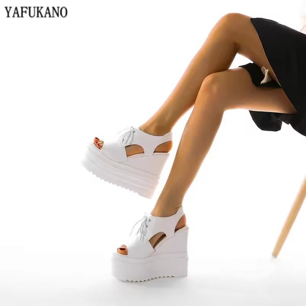 White Platform Sandals